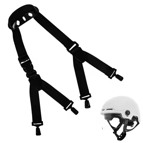 Y-shaped Adjustable Buckle Removable Hat Chin Strap Safety Helmet Chin Strap with Chin Cup Helmet Ac