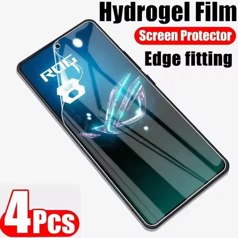 4pcs screen protector Hydrogel Film for ASUS ROG Phone 8 8 Pro Phone 7 7 Ultimate 6D 6pro 5 5Spro hy