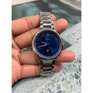 ORIGINAL FROM USA 32 mm FOSSIL ASHTYN SILVER NAVY BLUE DIAL WOMEN'S BQ3741 WATCH