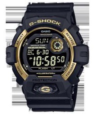 台灣CASIO手錶專賣店G-SHOCK  潮流系列G-8900GB-1黑金色 全新公司貨附發票~