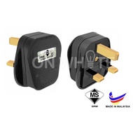 BLACK PLUG TOP 13A [SIRIM]