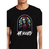 Nuevo Art Society Vidriera Beetlejuice Negro Camiseta Pequeño-6Xlarge