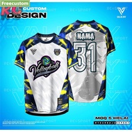 [  ]2025NEW Volleyball Fresh Design Volleyball Jersey Custotm Name Baju T-Shirt Lelaki Malaysia Team
