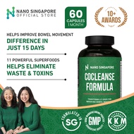 Nano Singapore CoCleanse Formula | 15 Days Detox Constipation & Colon Detox Supplement