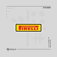 F1 Doff Laminated Tire Sticker | Pirelli Logo Sticker