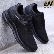 Sepatu Olahraga Cowok Sepatu Sneakers Pria Untuk Sekolah Sepatu Hitam