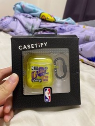 Casetify正貨 NBA湖人 Airpods 1 2 Case