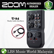 Zoom U-24 2 Channel Handy Audio Interface USB Recorder (U24 U 24)
