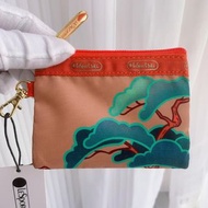日本 LeSportsac 粉彩色繪圖帆布 MINI 散子袋