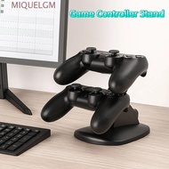 MIQUELGM Dual USB Charger Stand, Plastic Black Controller Charger Dock, Practical with LED Fast Char