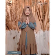 Dijual Gamis Anak Myrtle Sea Side XL Aden hijab Diskon