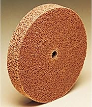 Scotch-Brite 60324 Cut and Polish Unitized Wheel, 2" x 1/8" x 1/8" 9S MED, 2" Diameter, Abrasive Gri