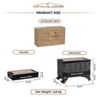 Dhaulagiri Storage Box 55 L Folding Storage Box With Foot