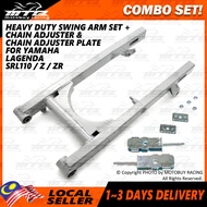 COMBO SET! SWING ARM SET + CHAIN ADJUSTER AND CHAIN ADJUSTER PLATE FOR YAMAHA LAGENDA SRL110 / Z / Z