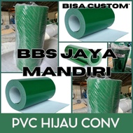 HIJAU Pvc 1mm green fabric 8cm x 1,04M/E @Rp 78 thousand (2pcs)