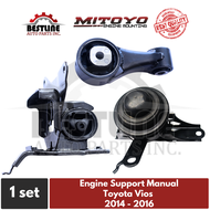 Transmission Support Engine Mounting Engine Supports (One Set) for Toyota Vios Manual 2014 - 2016 Th