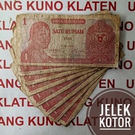 Jelek Asli 1 Rupiah Seri Sudirman Tahun 1968 Rp Soedirman Uang Kuno