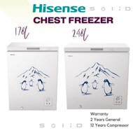 Hisense Chest Freezer 178L/248L, 5 STAR, FC206DAW / FC258DAW