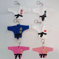 Judo outfit keychain small pendant accessories