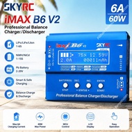 Original SKYRC Charger iMAX B6 V2 6A 60W Balance Charger Discharger For NiMH NiCD LiHV NiCd PB Li-io