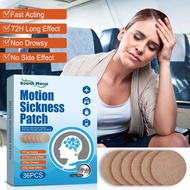 36 Pieces Car Motion Sickness Patch Anti Dizzy Patches Relief Seasick Nausea Dizzy Plaster