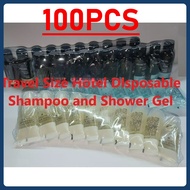 (100pcs) Disposable Shampoo Badan/Rambut untuk Hotel/Airbnb/Body Bath &Hair Shampoo Hotel &Airbnb