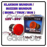 TWE Back Buzzer Horn TWE Back Buzzer - Truck Car Reverse Siren 12-24 ORIGINAL HIGH QUALITYVOLT