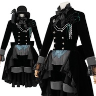 HOLOUN Black Butler Ciel Black Rose Cosplay Victorian Noble Gown Halloween Party Outfit