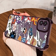 HP Phone Case for Samsung Galaxy A03 Case Anime Luffy Case airbag Thin Silicone Case Softcase Coolin