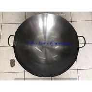 65cm Double Ear Iron Wok (Actual 64cm) 1.2mm Thick / Iron Wok 25"