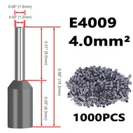 1000PCS E0508/E7508/E1008/E1508/E2508/E4009/E6012 Crimp Terminals Electrical Wire Cable Ferrules Con