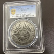 Foreign Old Silver Dollar pcgs Grade Coin Mexico Eagle Foreign Silver Dollar Silver Coin Box Coin Co