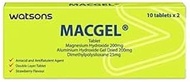 Watsons Macgel Tablets Strawberry Flavour (Helps With Digestion Peptic And Duodenal Ulcer Inflammati