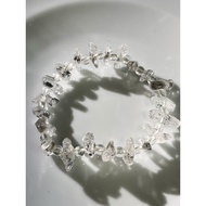 #B738-1 100% Natural Herkimer Bracelet H17mxL7.1mxW6m