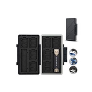 SD SDHC SDXC MSD Memory Card Case Storage Case 8 SD Cards 16 Micro SD Cards 1 USB 3.0 Multifunction Card Reader Corresponding Shock and Dust Proof