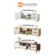 Homedoki Wooden TV Table, Multipurpose Minimalist Jumbo TV Table, Minimalist TV Table, TV Table, Min