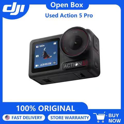 Camera 4K/120fps Video DJI Osmo Action 5 Pro Camera Open Box 1/1.3" Sensor 4K/120fps Video Subject T