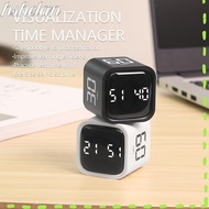 HSHELAA Pomodoro Timer, 5/10/30/60min Gravity Sensing Digital Cube Timer,  Custom Countdown 3 Volume