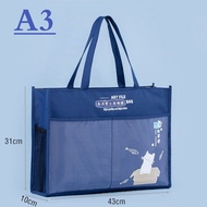 ZEEGO | Waterproof Durable Canvas A3 Art Bag