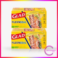 [Bundle of 2][Glad] Flex's Seal (Magic Bag) Small Sandwich Bag (100p) 2EA / Stretches Expanding Magic Food Storage Bag