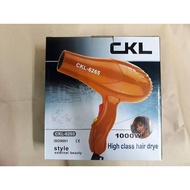 DR ไดร์เป่าผม CKL   1000 วัตต์ รุ่น CKL-6265 ( สีฟ้า ) เครื่องเป่าผม ที่เป่าผม