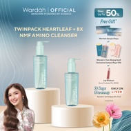 [TWINPACK] Wardah Heartleaf + 8X NMF Amino Calm & Soothe Gel Cleanser 120 ml - Calm & Soothe Redness