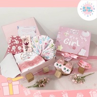 Baby Hampers Girl, baby girl birth gifts, baby parcels, children's birthday gifts