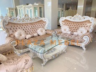 Set Sofa Classic Mewah Sultan Shangrila 321 dan Meja Tamu
