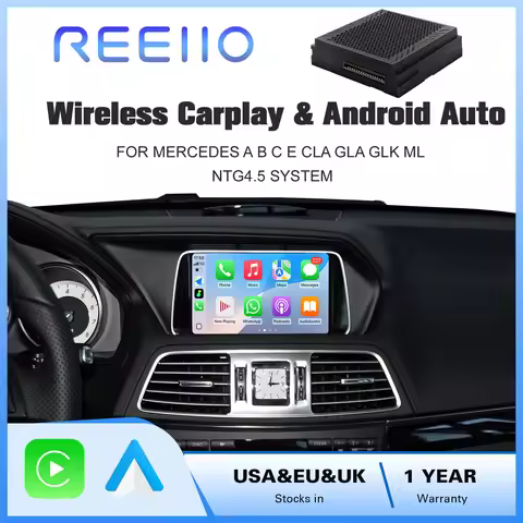 Wireless Carplay Suitable For Mercedes Benz A B C E CLA GLA GLK ML Sprinter NTG4.5 Becker Module And