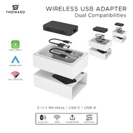 THOWARD - Wireless Dongle Apple Carplay Android Auto Wireless