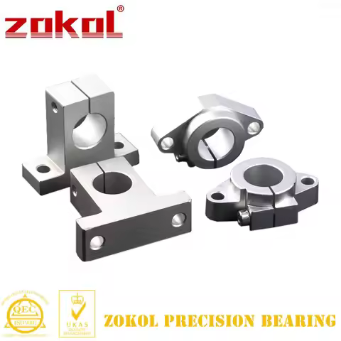 Sk8 Sk10 Sk12 Sk16 Sk20 Sk25-60mm SHF08 SHF12-60mm Linear Bearing Rail Shaft Support Xyz Table Cnc R