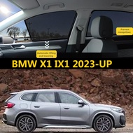 For BMW X1 IX1 2023-UP Car Side Window Sunshade Double-layer Sun Protection Heat Insulation Anti-Mos