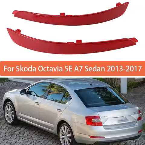 Rear Bumper Reflector Light For Skoda Octavia 5E A7 Sedan 2013 2014 2015 2016 2017 Car-Styling 5E594