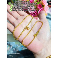 24k gold plated coin metal bracelet